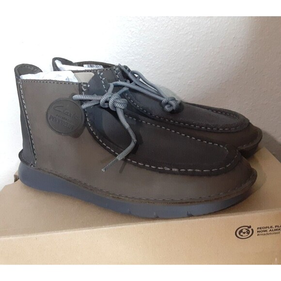 NWB Clarks Colehill Wally Chukka Suede Boots Dark Brown Nubuck Men’s Size 11.5 - Picture 2 of 12